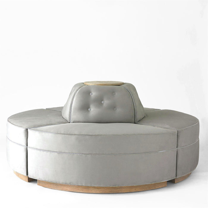 Broadway Grey Rondel (Each Quarter Section)