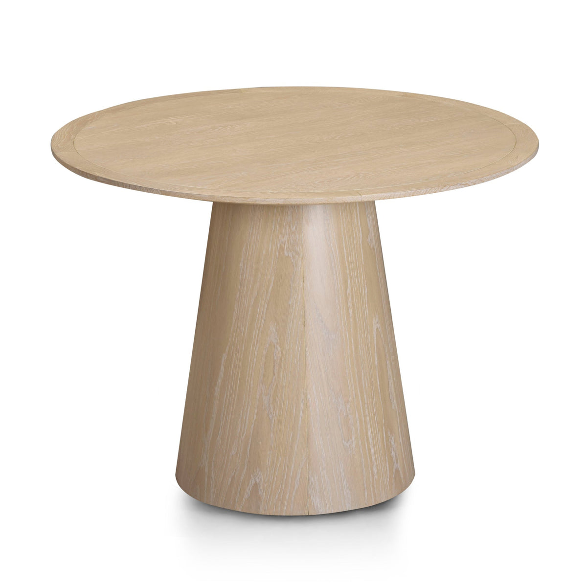 Sammi Natural Round Oak Dining Table (2 Sizes Available 41"-60")
