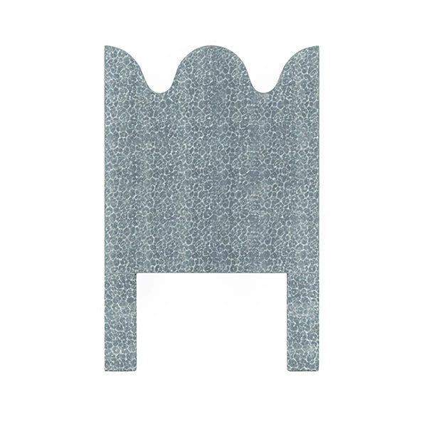 Danica Spotted Blue Twin Custom Headboard