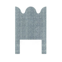 Danica Spotted Blue Twin Custom Headboard