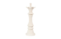 Chess White Queen Cast Stone Sculpture (Indoor or Outdoor)
