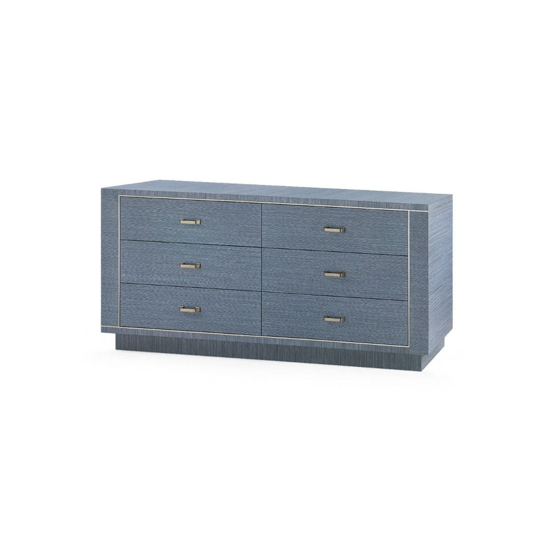 Noah Blue 6 Dresser Drawer