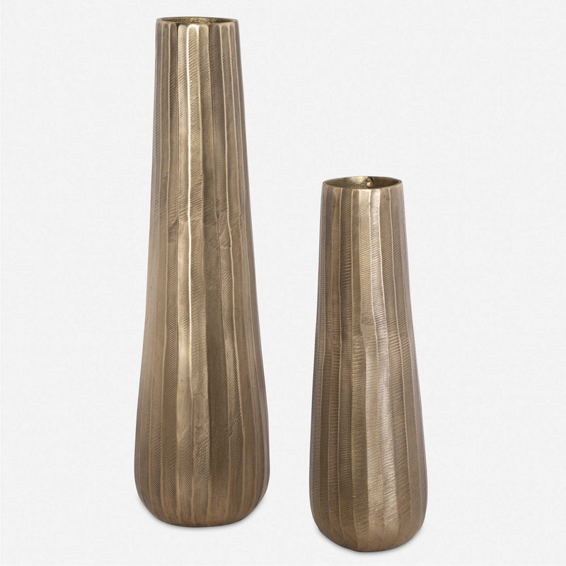 Sonja Gold Vases (Set o 2)