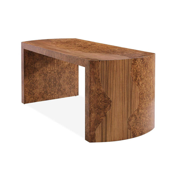 Kura 68" Walnut Burl Desk