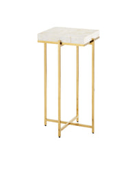 Theodora Mother of Pearl & Brass Martini Table