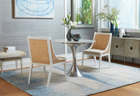 Aspen White Linen Chair