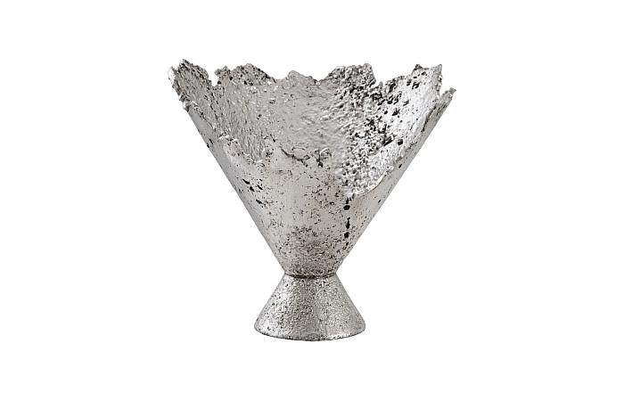 Kai Silver Leaf Sculptural Bowl