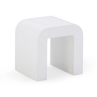 Lamisa White Accent Table