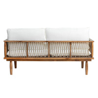 Amellia 64" Outdoor Teak Loveseat