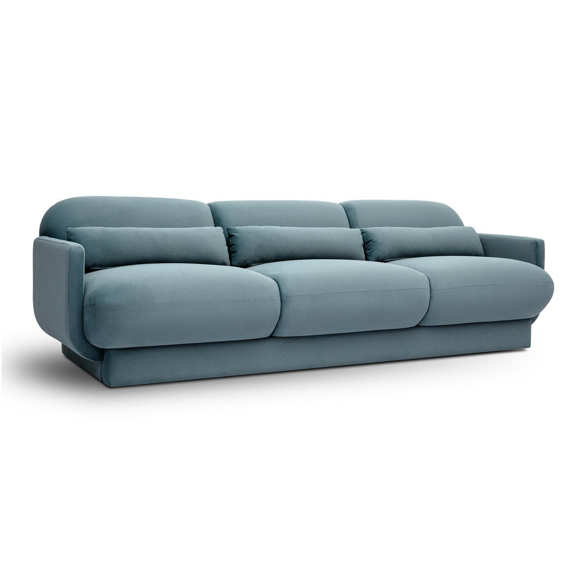 Arnaldo Powder Blue Velvet Sofa