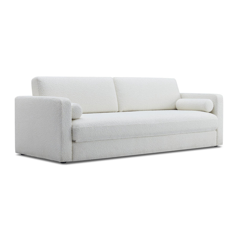 Reese  91" Cream Performance Boucle Sofa Bed