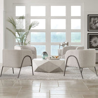Netta Gray Accent Chair