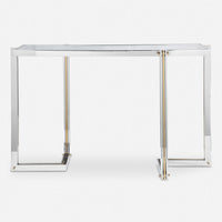 Anya Silver & Gold Console Table