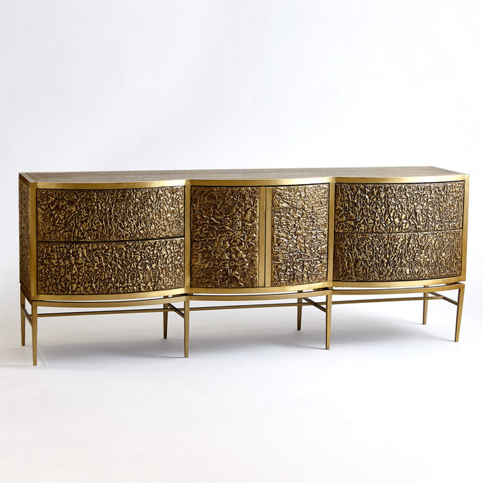 Tonya 73" Brass/Bronze Cabinet