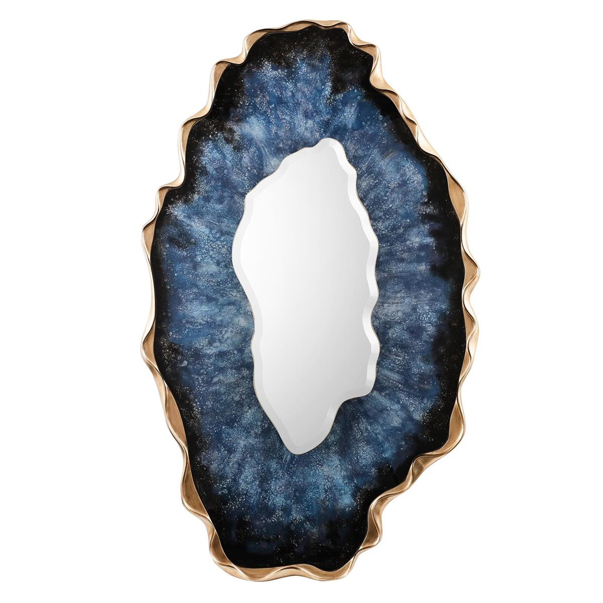 Drago Tall Blue Agate Mirror