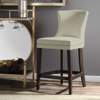 Drea Faux Leather Counter Stool