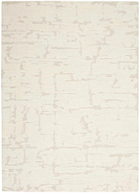 Blythe Modern Sculptural Ivory Area Rug