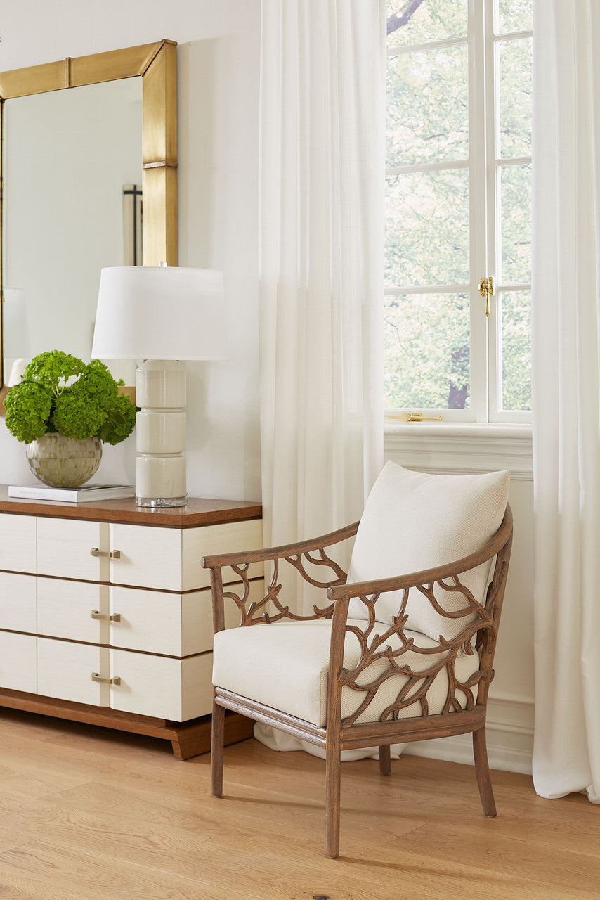 Ettah Driftwood & Linen Armchair