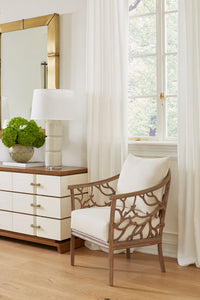 Ettah Driftwood & Linen Armchair