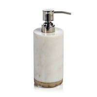 Singita Marble and Balsa Wood Bathroom Soap Dispenser - Set of 4