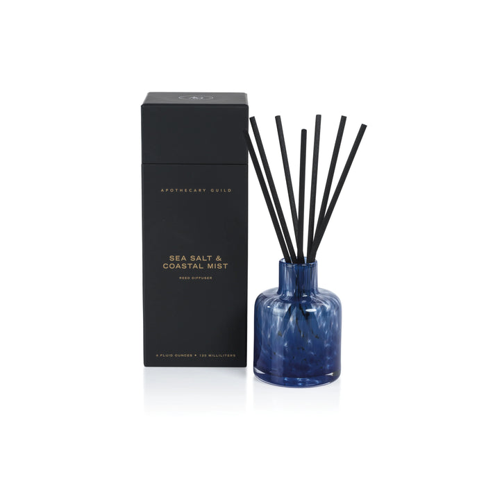 Opal Diffuser in Gift Box - Dark Blue/Sea Salt & Coastal Mist (Set of 4)