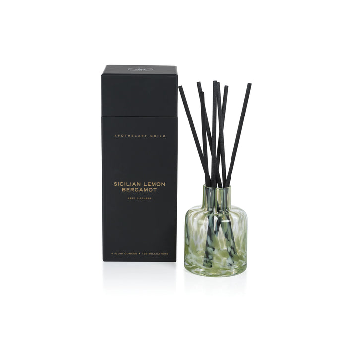 Opal Diffuser in Gift Box - Green/Sicilian Lemon Bergamot (Set of 4)