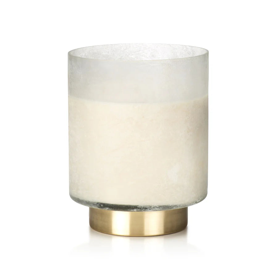 Cortina Large White Scented Candle (Set of 2)