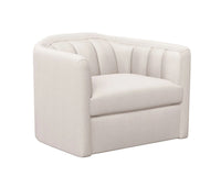 Birrit Greige Swivel Armchair