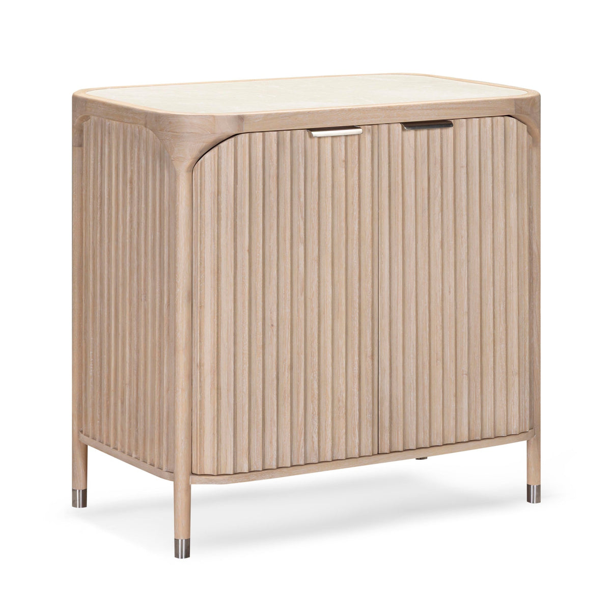 Yasmine 36" Natural Bar Cabinet