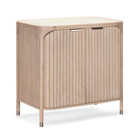 Yasmine 36" Natural Bar Cabinet