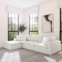 Cali Pearl Performance Fabric Modular Corner Chair