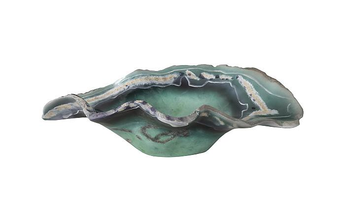 Onyx Fluorite Bowl, Faux Finish