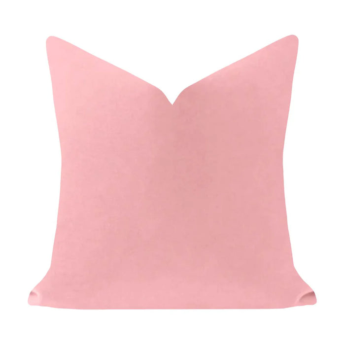 Serenity Blush Pink Velvet Pillow (3 Sizes Available)