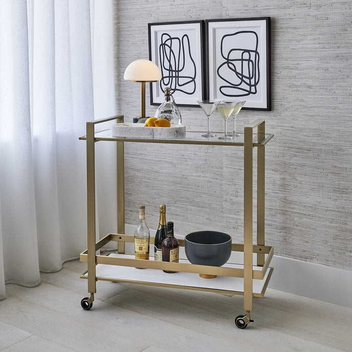 Conner Gold Bar Cart