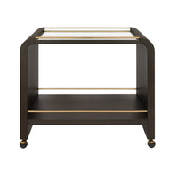 Frances Brass & Espresso Bar Cart