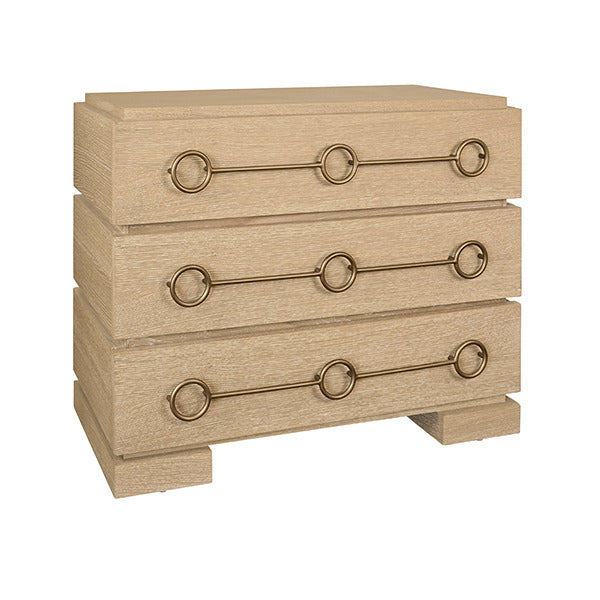 Blair 42" Cerused Oak Wood Chest/Cabinet