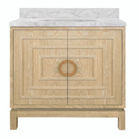 Milana 36.5  Rich Cerused Oak Bath Vanity