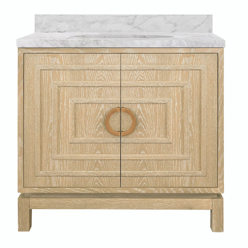 Milana 36.5  Rich Cerused Oak Bath Vanity