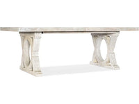 Tyla 86" - 122" Whitewashed Dining Table w/2-18in Leaves