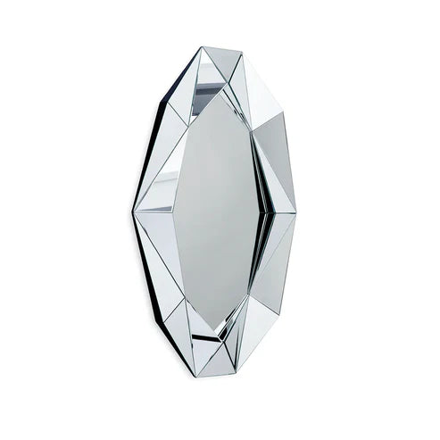 Francine European Artist Collection XL Silver Mirror