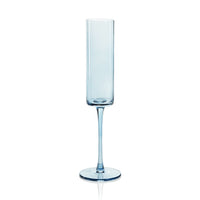 Fruttuoso Light Blue Champagne Flute - Set of 12