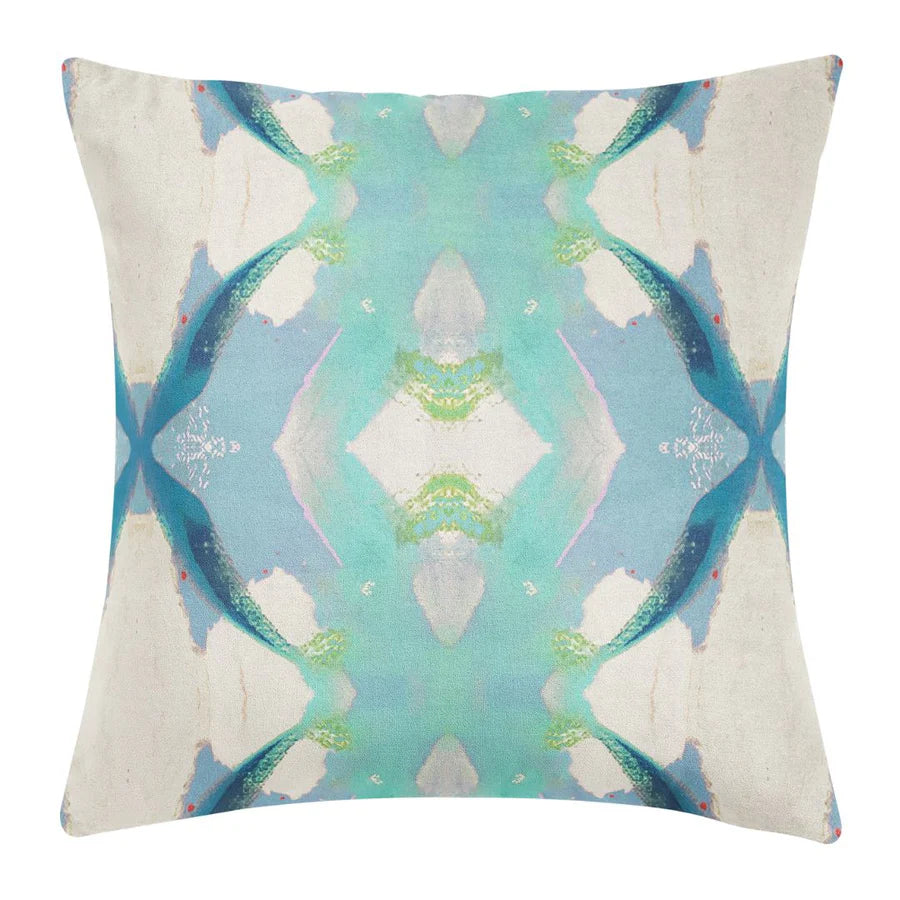 Sereia Blue Multicolour Decorative Pillow (4 Sizes Available)
