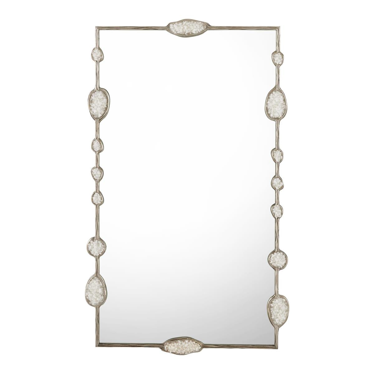 Gems Whimsical Silver Mirror