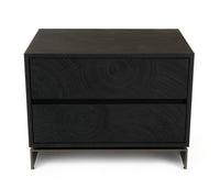 Benedict Modern Black Ash Nightstand