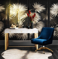 Prado Navy Velvet Office Swivel Office Chair - Luxury Living Collection
