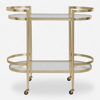 Soliel Gold Bar Cart