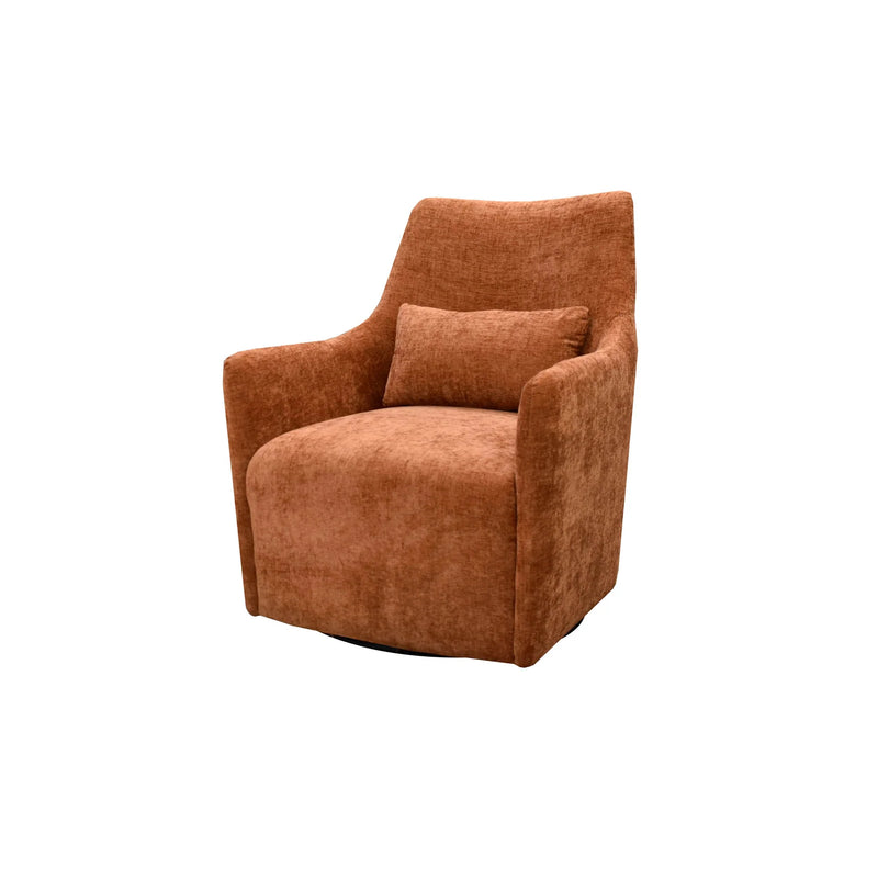 Blye Chenille Swivel Accent Chair