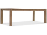 Magnus 84-102" Rectangle Dining Table with One 18-inch Leaf