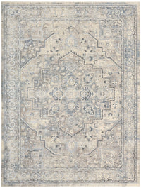 Delphine Ivory Blue Area Rug