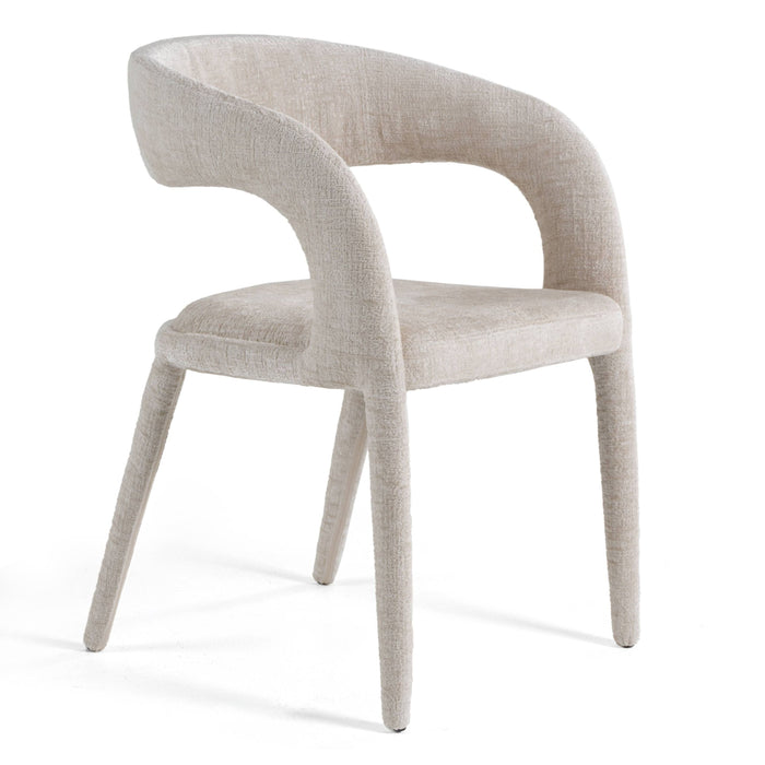 Flora Modern Light Grey Dining Chair